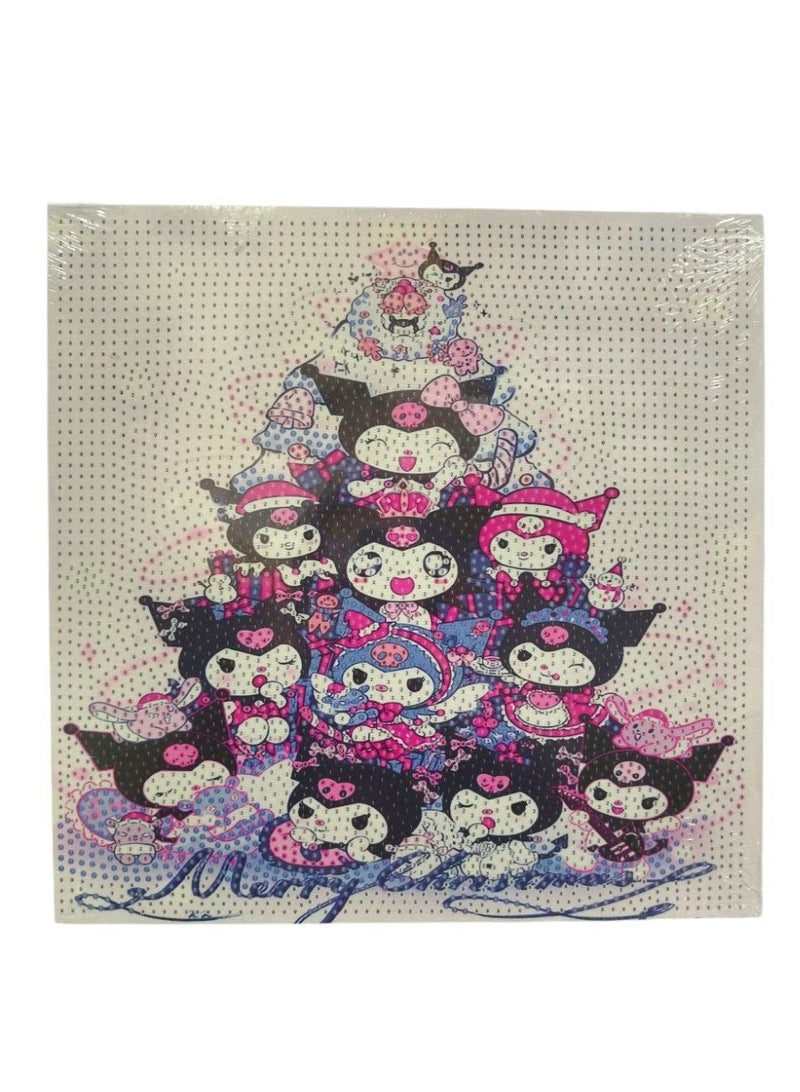 طقم الرسم بالألماس للأطفال، ينمي مهارات التركيز والصبر، ويحسن التنسيق البصري، مقاس 30 × 30 سم - Image 1